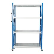 Стеллаж мобильный СТ-4 300x120x1000 4 полки